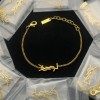 YESL Set Bracelet  & Necklace with 18k Gold Yellow Plated